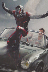 480x854 Ant Man And The Wasp Movie Keyframe Art