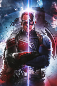 Anthony Mackie Captain America 4k (320x480) Resolution Wallpaper