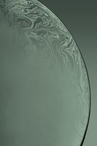 1080x1920 Apple Bubble Green Background 4k