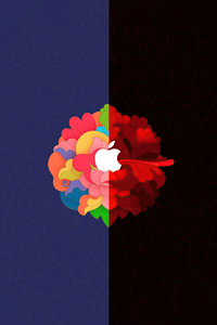 Apple Colorful Abstract 5k