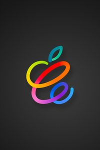 Apple Event Spring Loaded Dark Logo 4k
