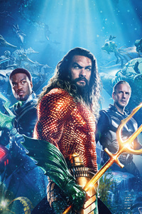 Aquaman And The Lost Kingdom Mighty Poster (2160x3840) Resolution Wallpaper
