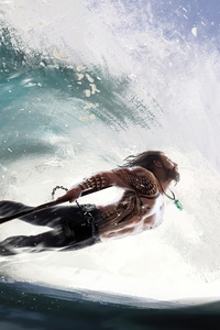 Aquaman King Of Atlantis 5k (640x960) Resolution Wallpaper