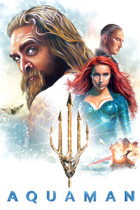 360x640 Aquaman Movie Character Poster Art