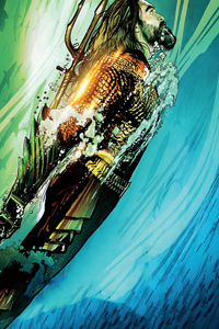 1080x1920 Aquaman US Poster