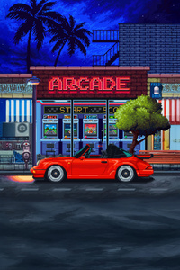 Arcade Nights Top Gear Nostalgia (2160x3840) Resolution Wallpaper