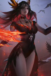 Arena Of Valor Witch 4k (1280x2120) Resolution Wallpaper
