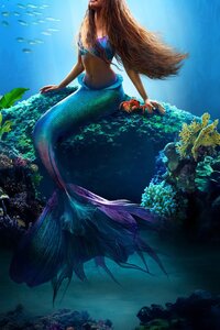 Ariel The Little Mermaid 4k (640x1136) Resolution Wallpaper