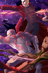 Art Guardians Of The Galaxy (2160x3840) Resolution Wallpaper