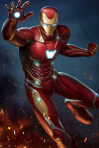 Art Iron Man 2019 (240x320) Resolution Wallpaper