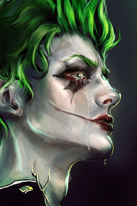 Artwork Joker New (800x1280) Resolution Wallpaper