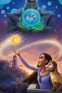 Asha In Disney Wish (1080x2280) Resolution Wallpaper