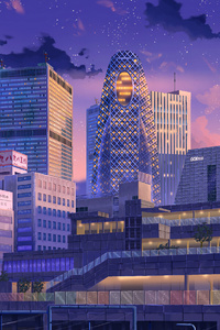 Asia Cityscape 4k (1280x2120) Resolution Wallpaper