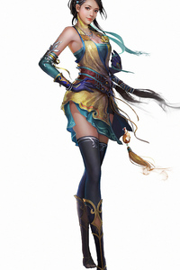 Asian Ancient Girl Fantasy 4k (240x400) Resolution Wallpaper