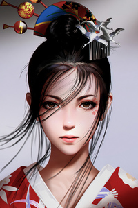 Asian Girl Kungfu Master 4k (1080x2160) Resolution Wallpaper