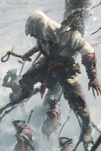 Assassins Creed 3 Key Art 8k (1440x2560) Resolution Wallpaper
