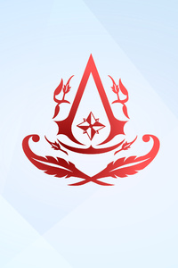 Assassins Creed 4k Minimal Logo 2020 (240x400) Resolution Wallpaper