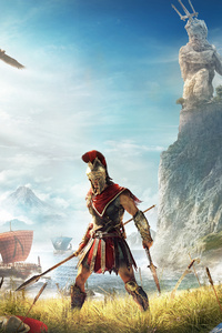 1080x2160 Assassins Creed Odyssey 2018 4k