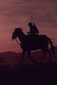 Assassins Creed Origins Sunset Time 4k (1280x2120) Resolution Wallpaper