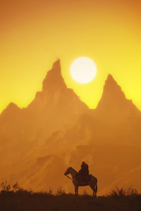 Assassins Creed Valhalla Sunset Evening 4k (1242x2668) Resolution Wallpaper