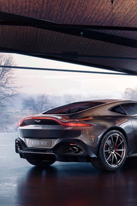 Aston Martin Vantage Rear (320x480) Resolution Wallpaper
