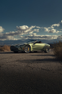 Aston Martin Vantage Roadster (480x800) Resolution Wallpaper