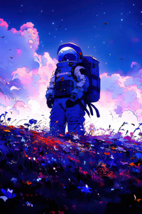 Astro Punk (360x640) Resolution Wallpaper