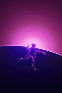 Astronaut Falling (800x1280) Resolution Wallpaper