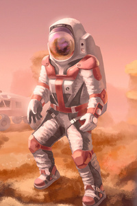 Astronaut In Mars