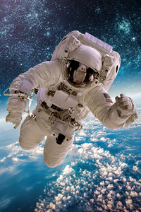 1080x1920 Astronaut In Sky
