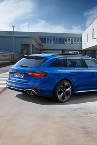 Audi RS 4 Avant 25 Years Of RS 4k (320x568) Resolution Wallpaper