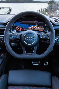 Audi Rs5 Coupe Interior 4k (800x1280) Resolution Wallpaper