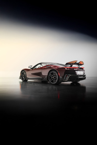 Automobili Pininfarina Battista Novantacinque 8k Rear View (480x800) Resolution Wallpaper