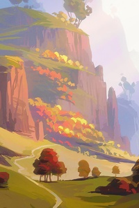 Autumn Hills 5k (480x854) Resolution Wallpaper
