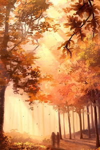 Autumns Whisper 4k (1280x2120) Resolution Wallpaper