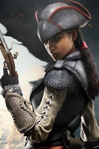 Aveline Assassins Creed 4 (800x1280) Resolution Wallpaper