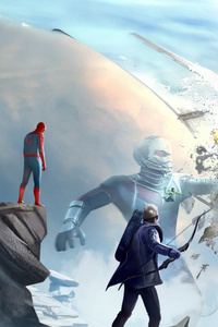 Avengers Celestial Storm (540x960) Resolution Wallpaper