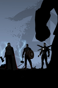 Avengers Endgame Minimal Illustration