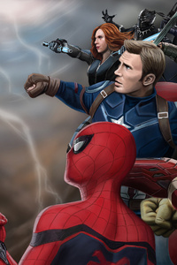 Avengers HD (480x854) Resolution Wallpaper