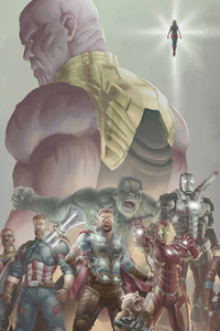 800x1280 Avengers Infinity And End