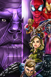 Avengers Infinity War 2018 4k Artwork