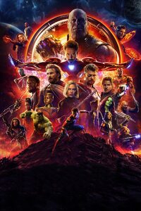 240x400 Avengers Infinity War 2018 4k Poster