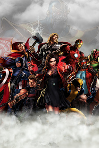 Avengers Infinity War 2018 Artwork 4k (240x400) Resolution Wallpaper