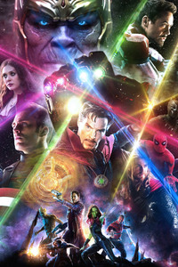 Avengers Infinity War 2018 Fan Artwork (480x854) Resolution Wallpaper