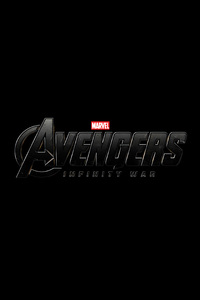 800x1280 Avengers Infinity War 2018 Logo