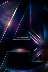 Avengers Infinity War 4k Logo Poster