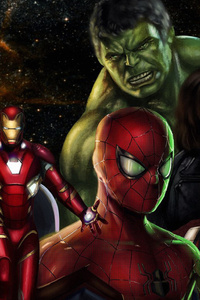 Avengers Infinity War Digital Artwork