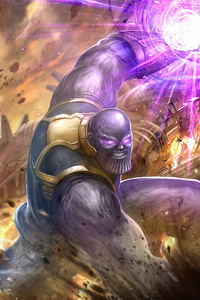 Avengers Infinity War Fanart (320x568) Resolution Wallpaper
