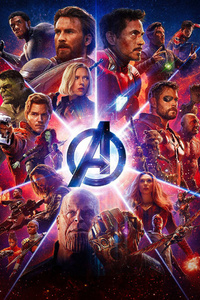 800x1280 Avengers Infinity War Movie Imax Poster