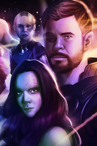 Avengers Infinity War Part One Artwork